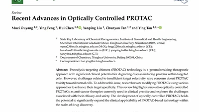 Recent Advances in Optically Controlled PROTAC featured image
